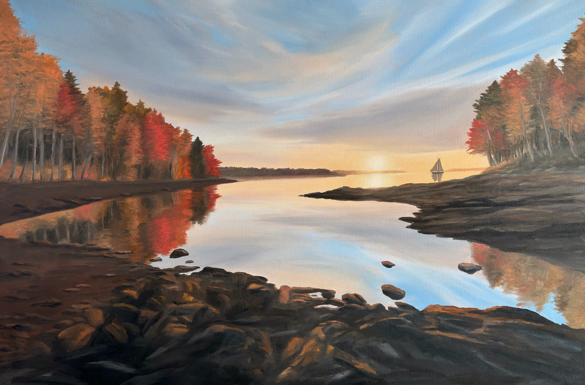 Sunrise in Maine