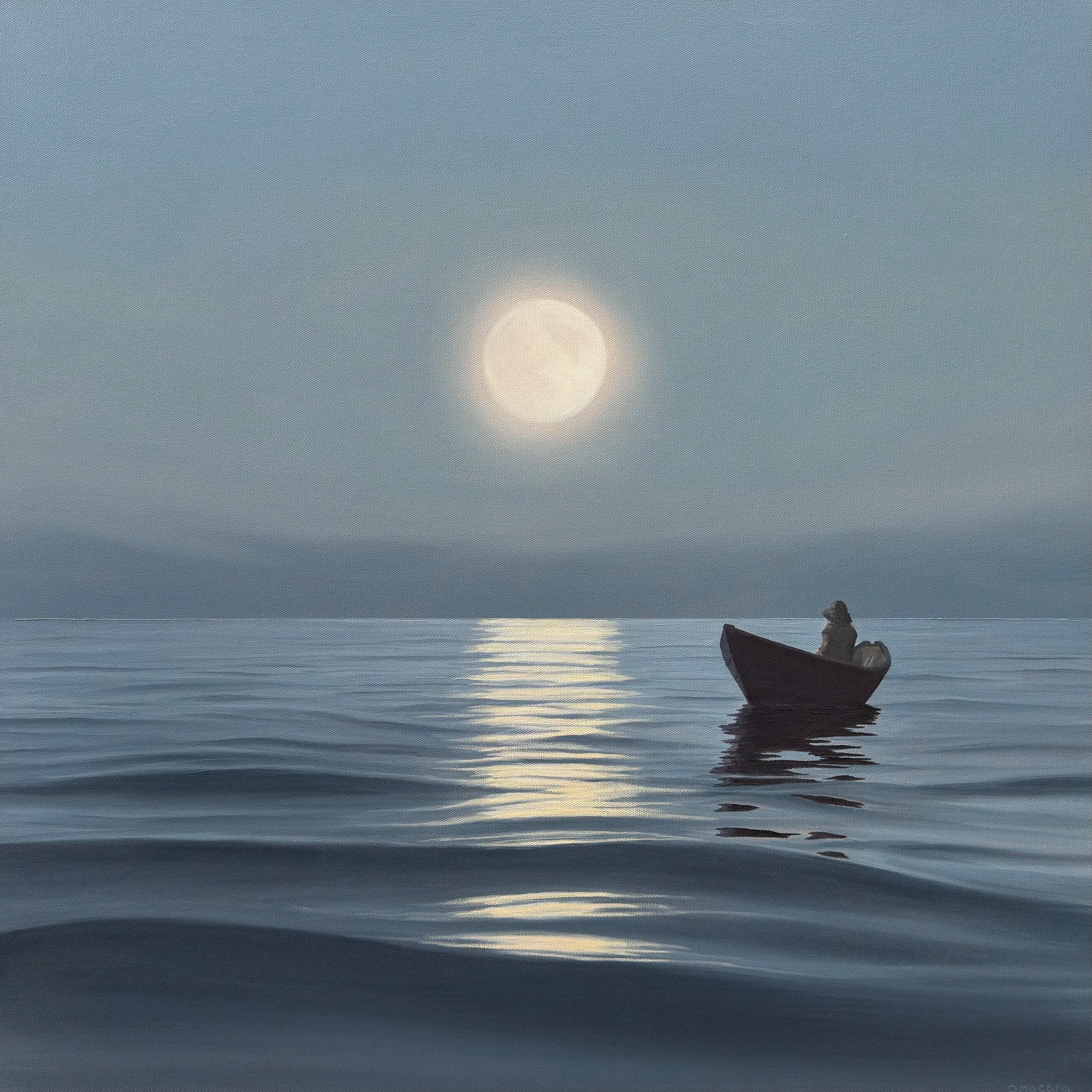 Moonrise Over The Fog