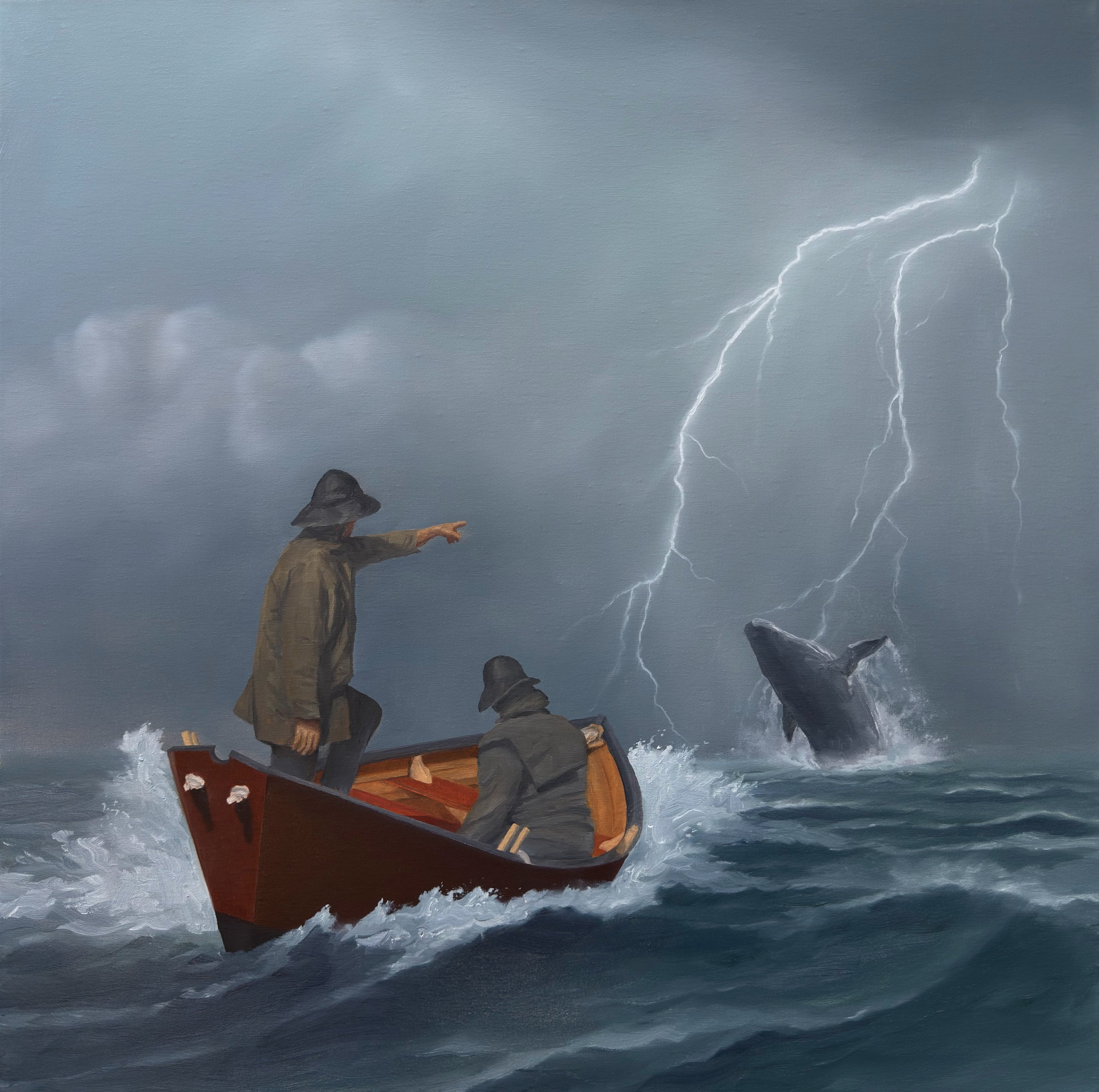 Breaching Whale