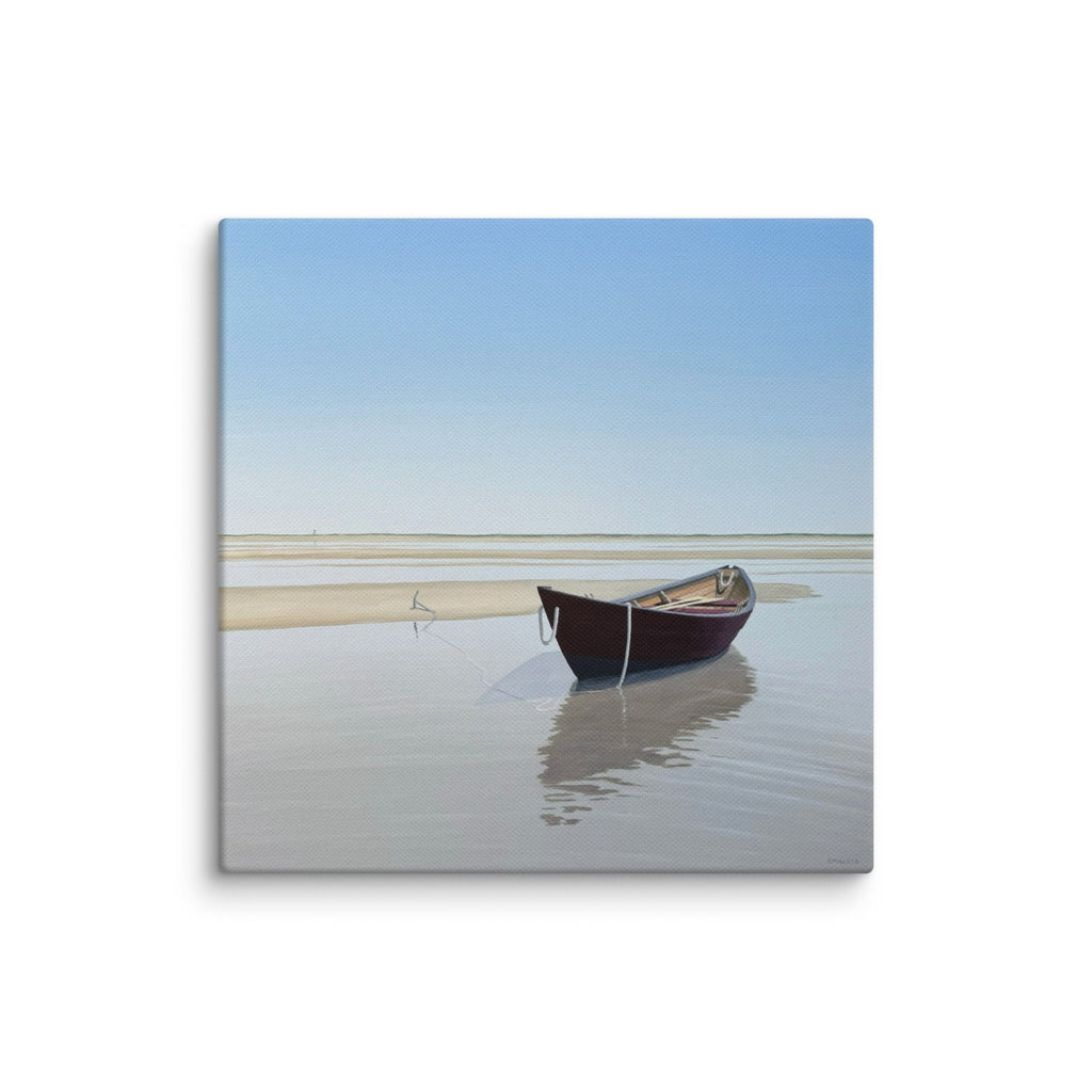 Dory at Low Tide Canvas Print