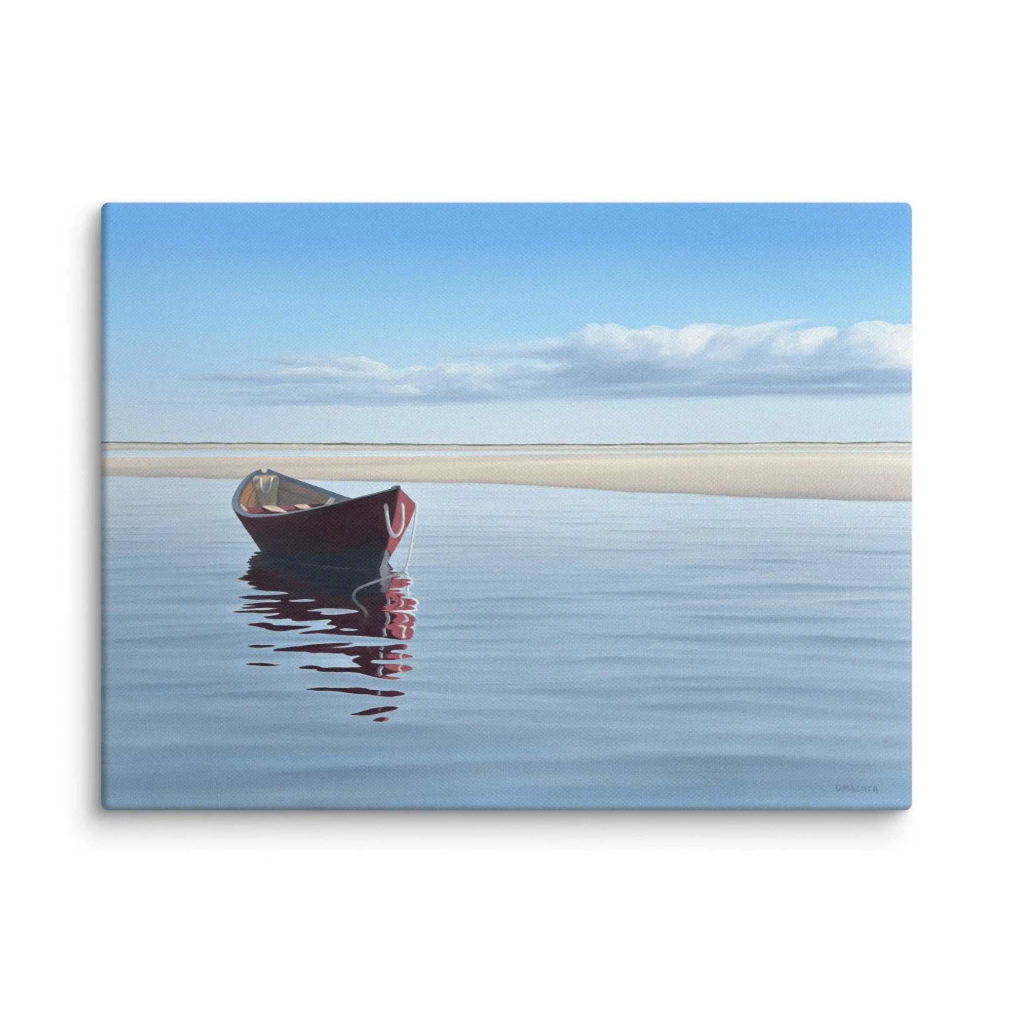 Dory In The Cove Canvas Print