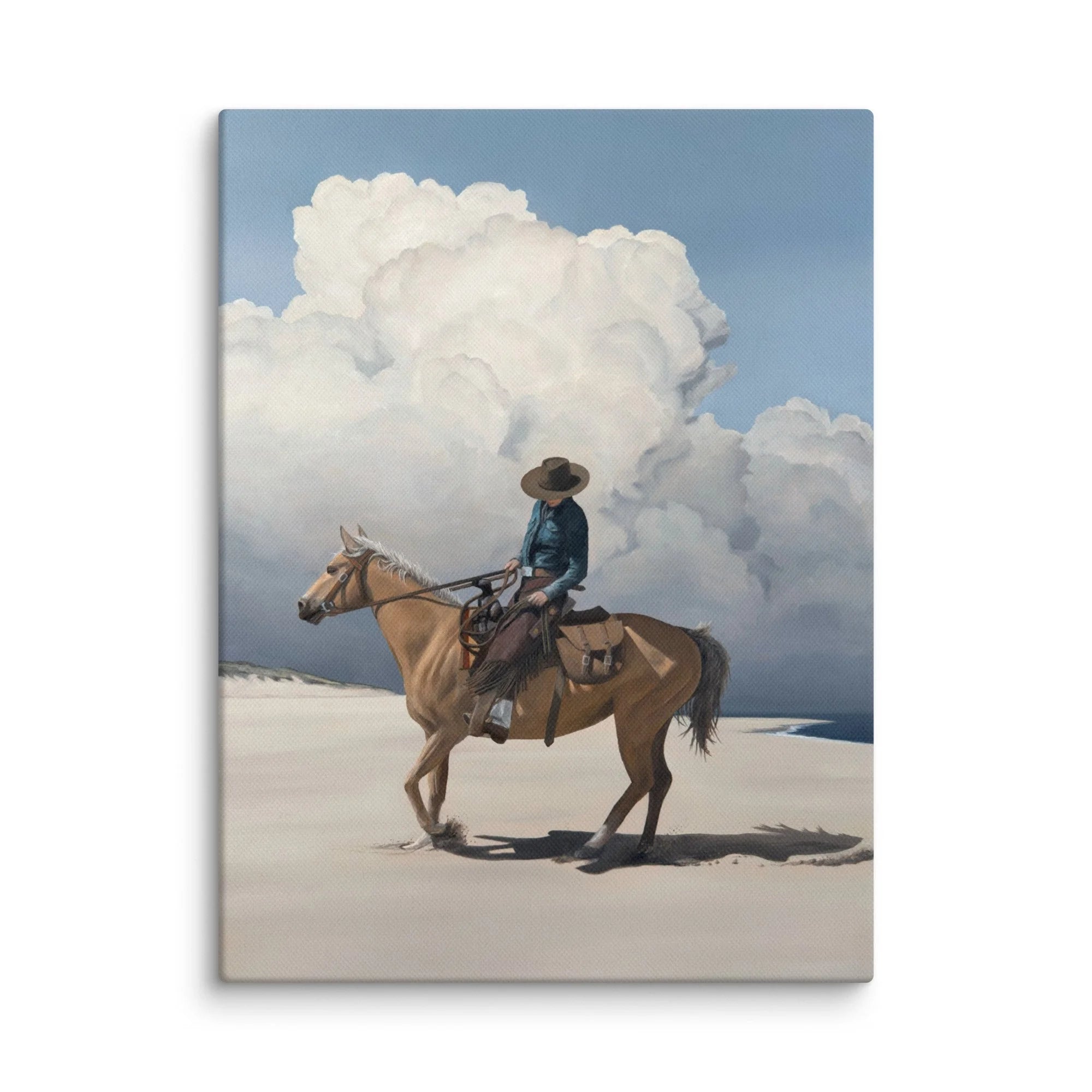 Storm over The Back Shore Canvas Print