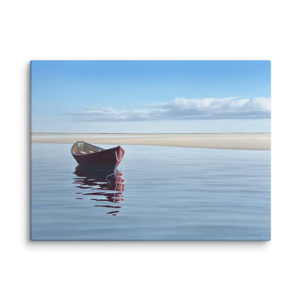 Dory In The Cove Canvas Print