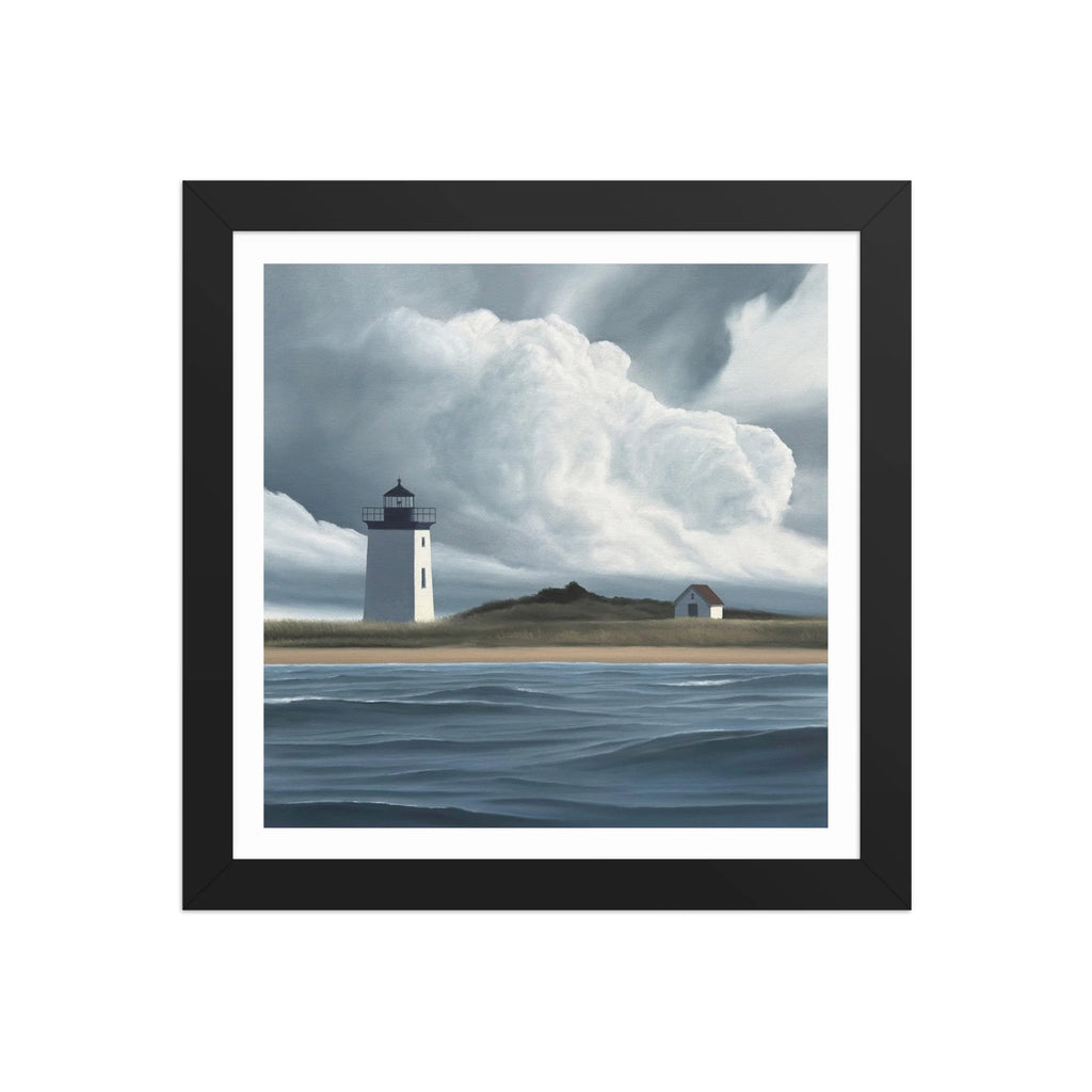 Long Point Storm Framed Paper Print