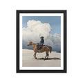Storm Over The Back Shore Framed Paper Print