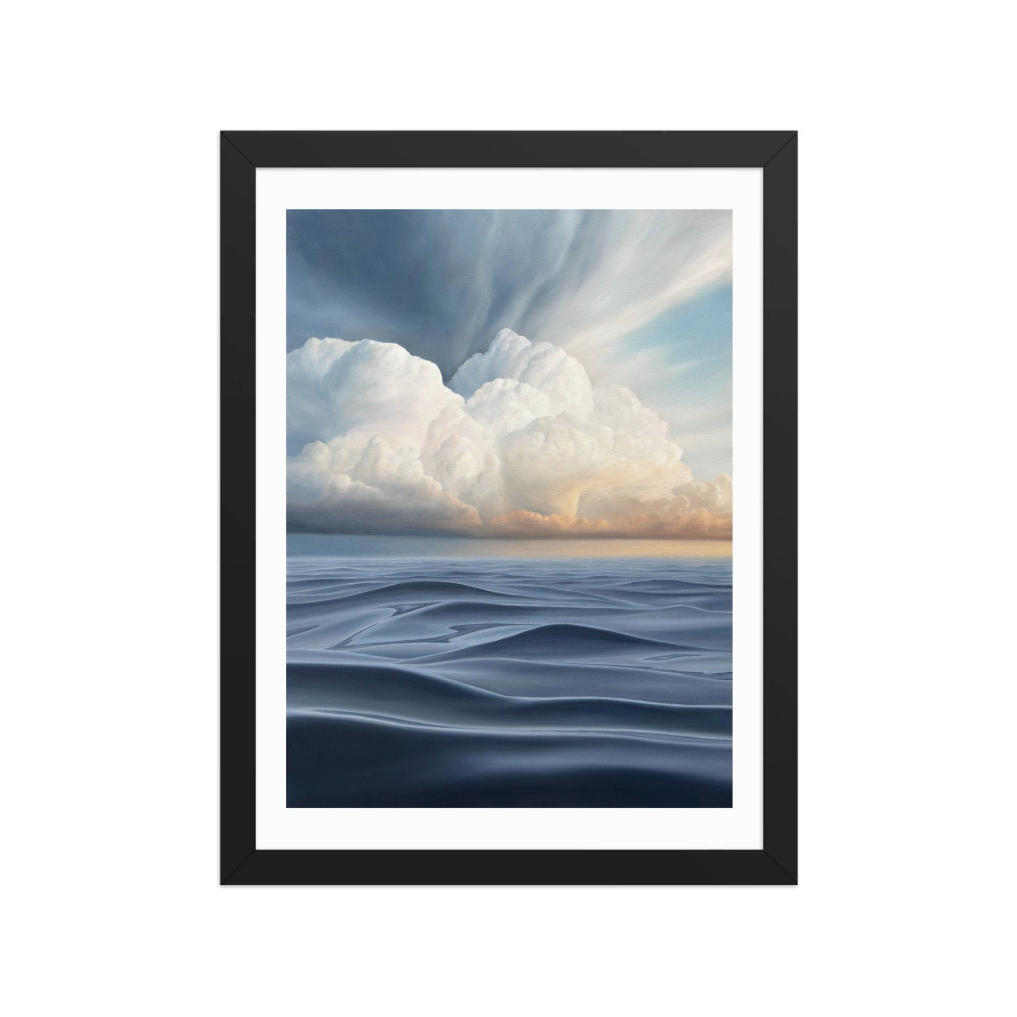 Summer Clouds Framed Paper Print