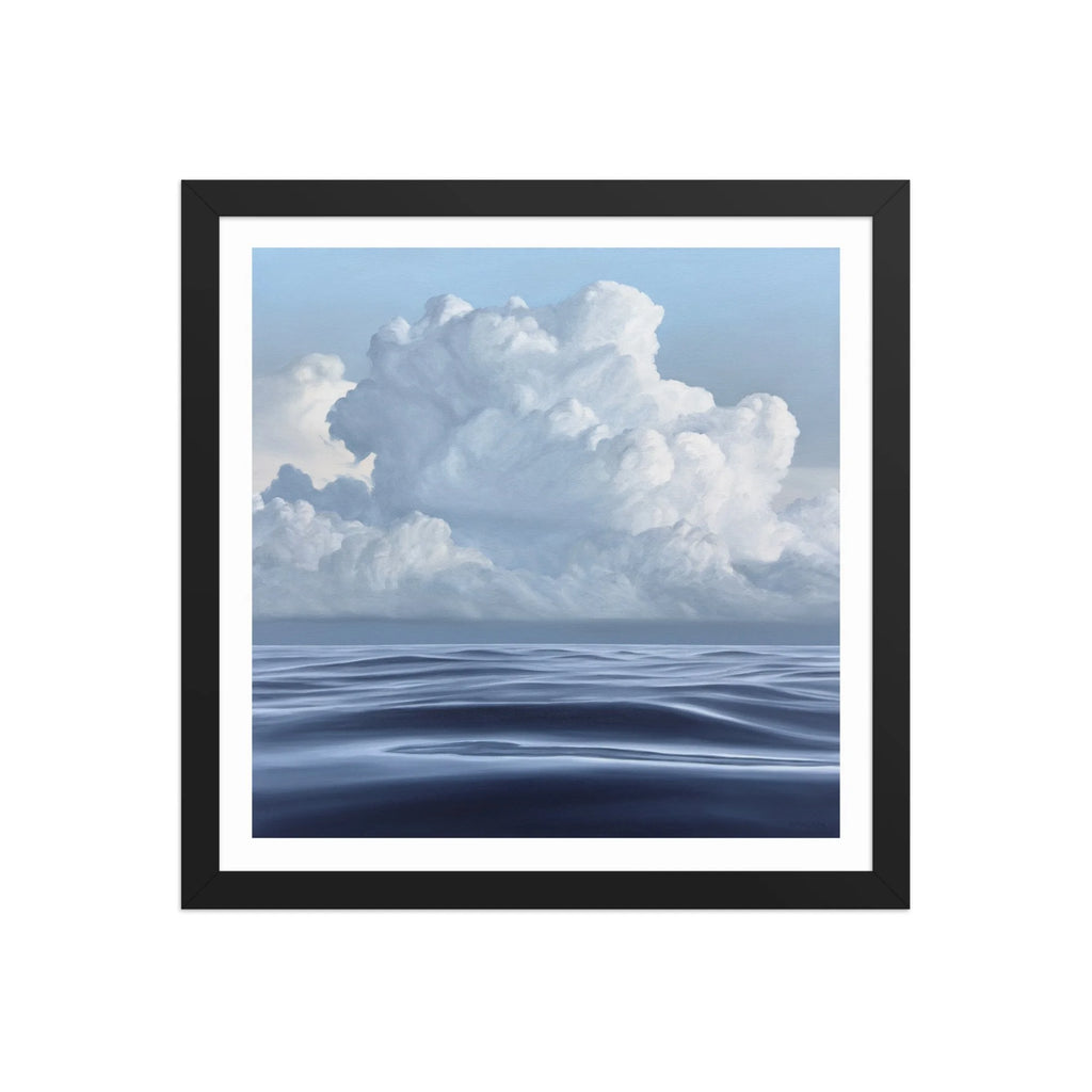 Cloudy Morning Framed Paper Print