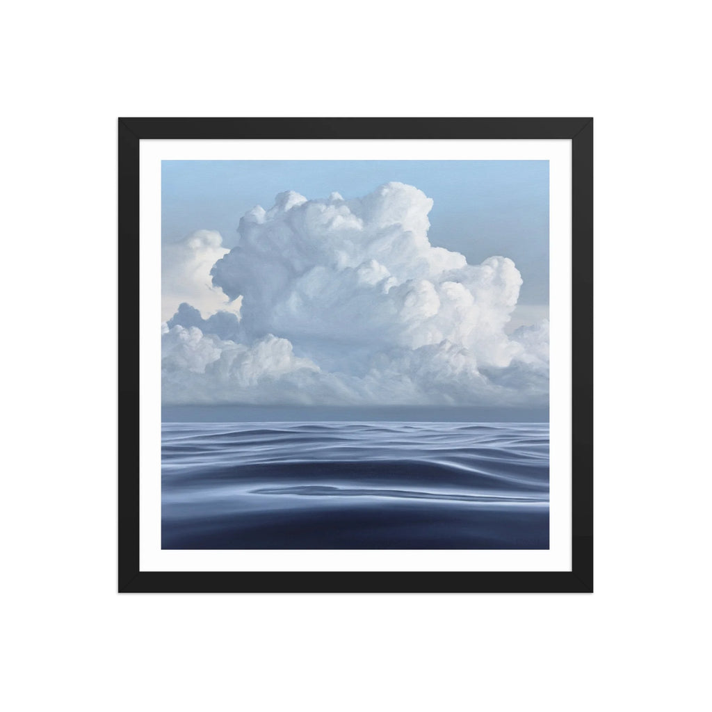 Cloudy Morning Framed Paper Print