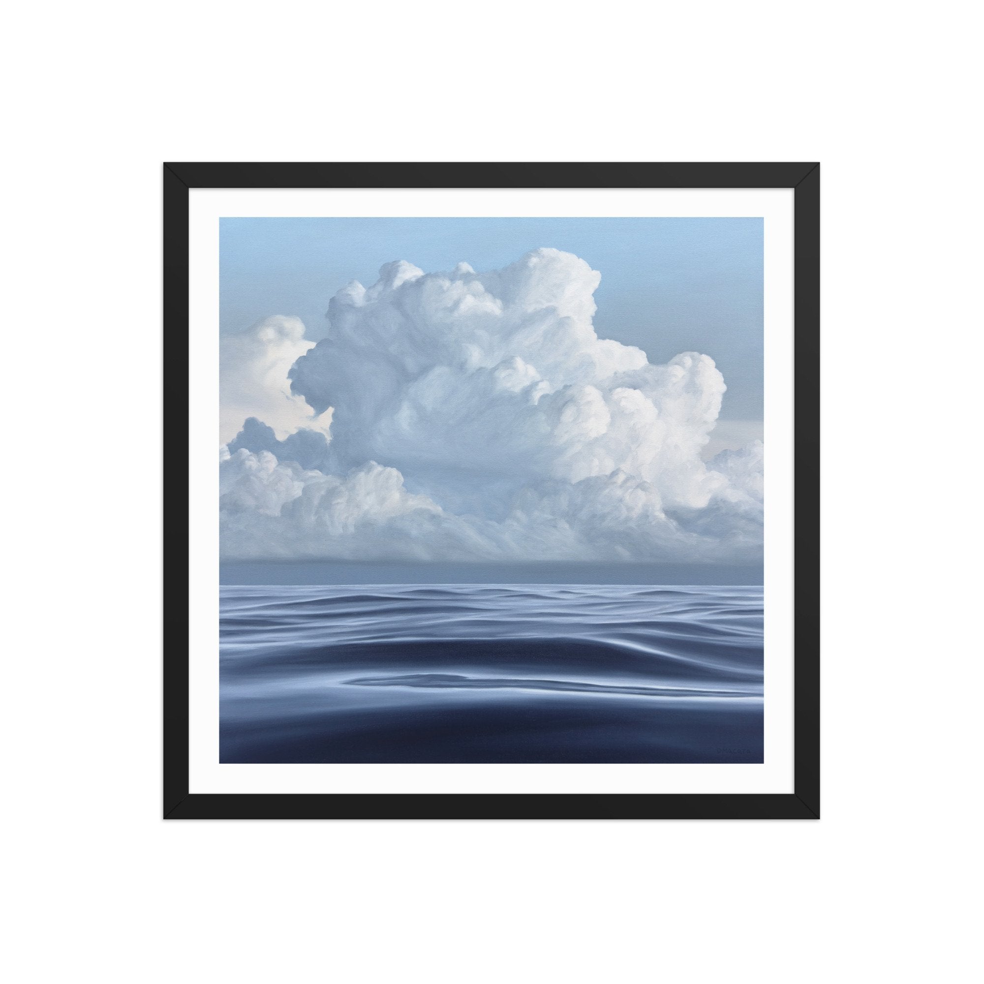 Cloudy Morning Framed Paper Print
