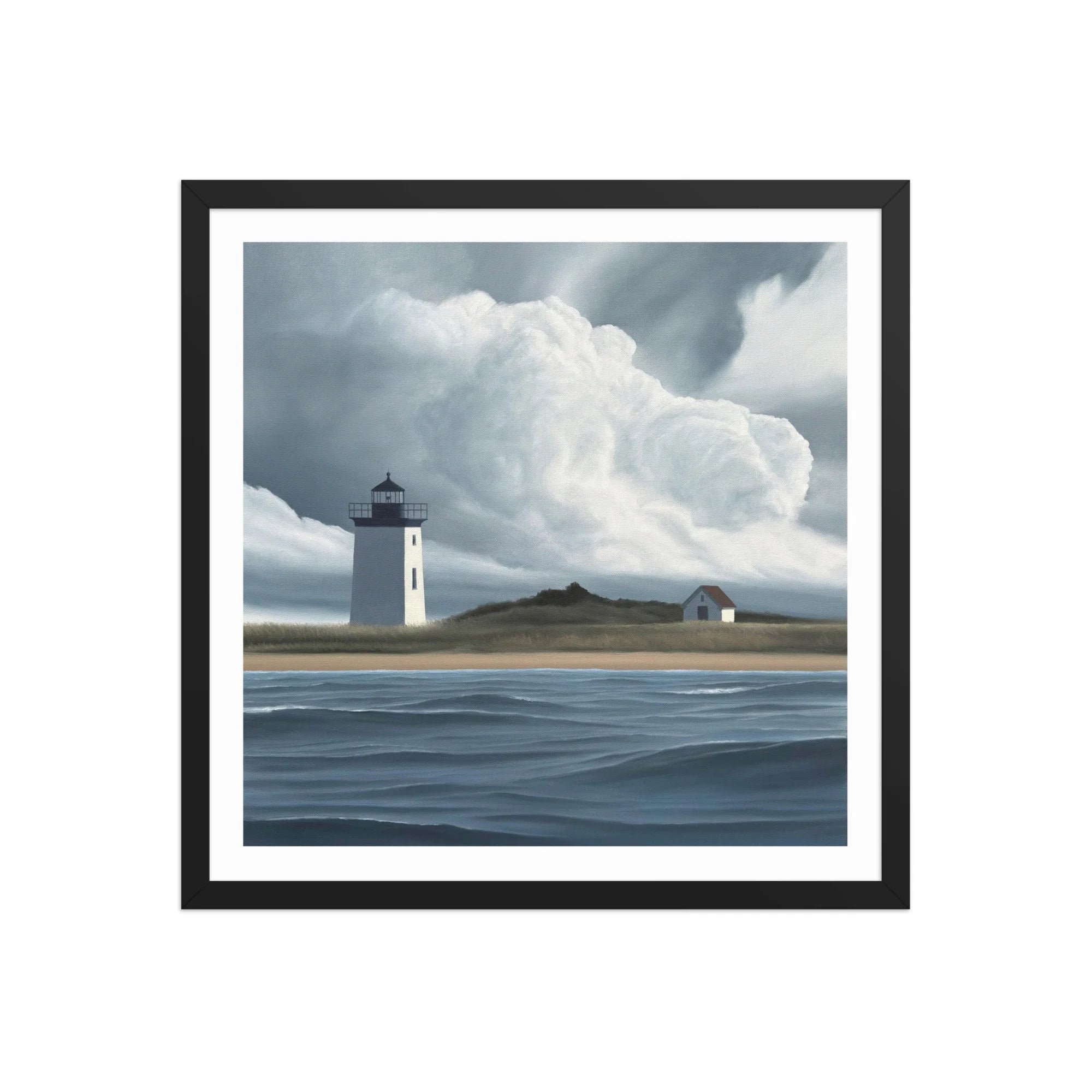 Long Point Storm Framed Paper Print
