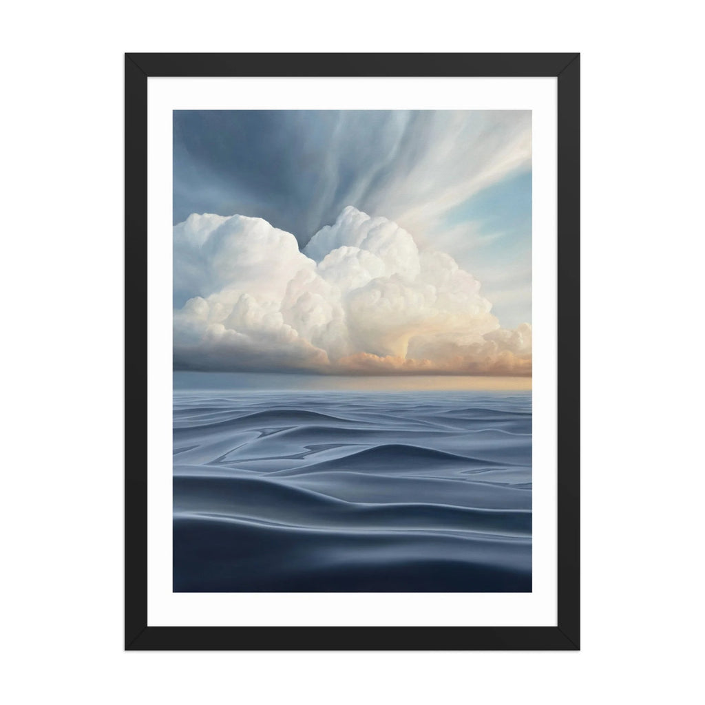 Summer Clouds Framed Paper Print