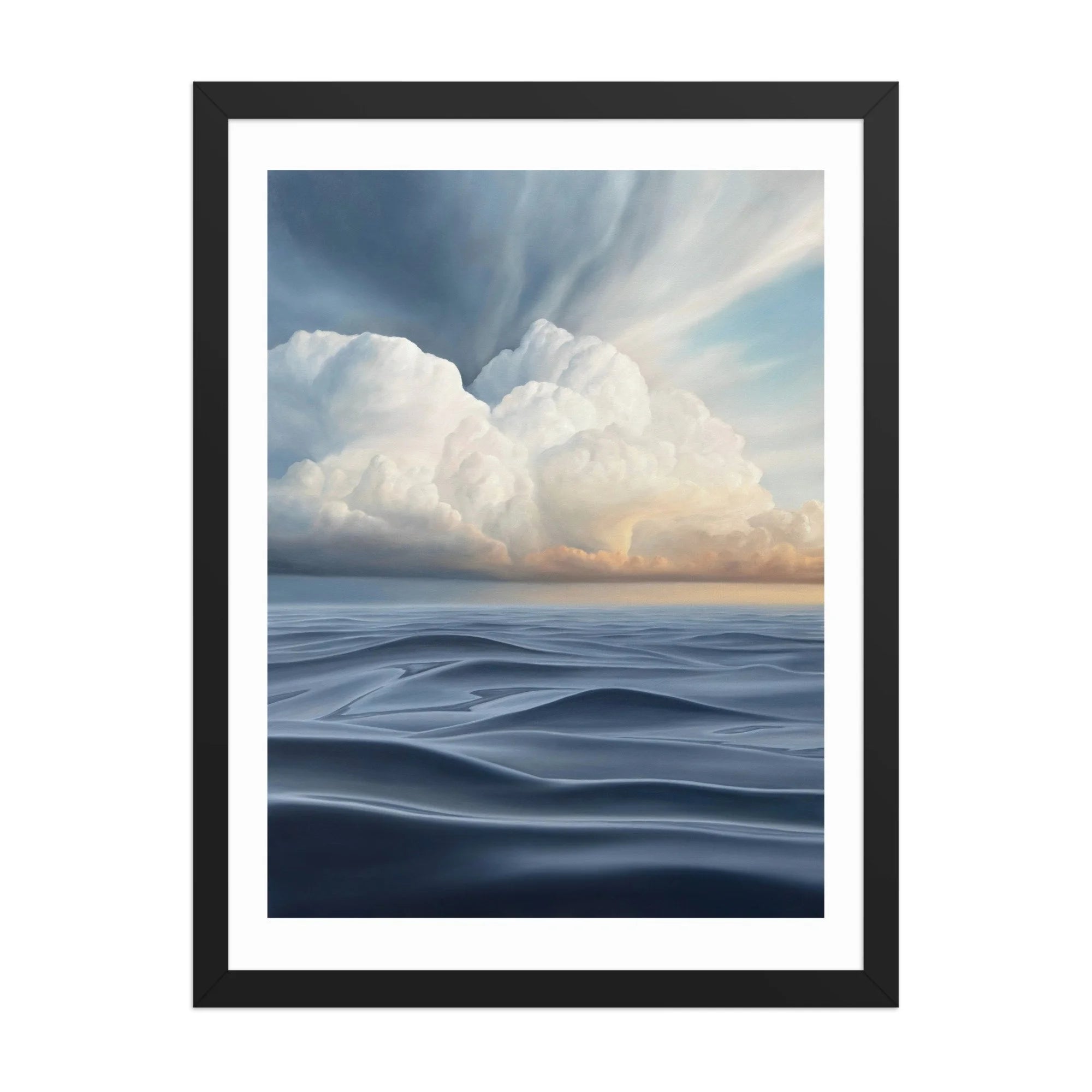 Summer Clouds Framed Paper Print