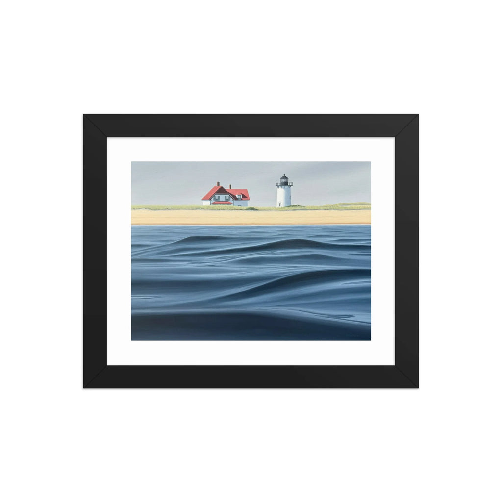Race Point Waves Framed Paper Print