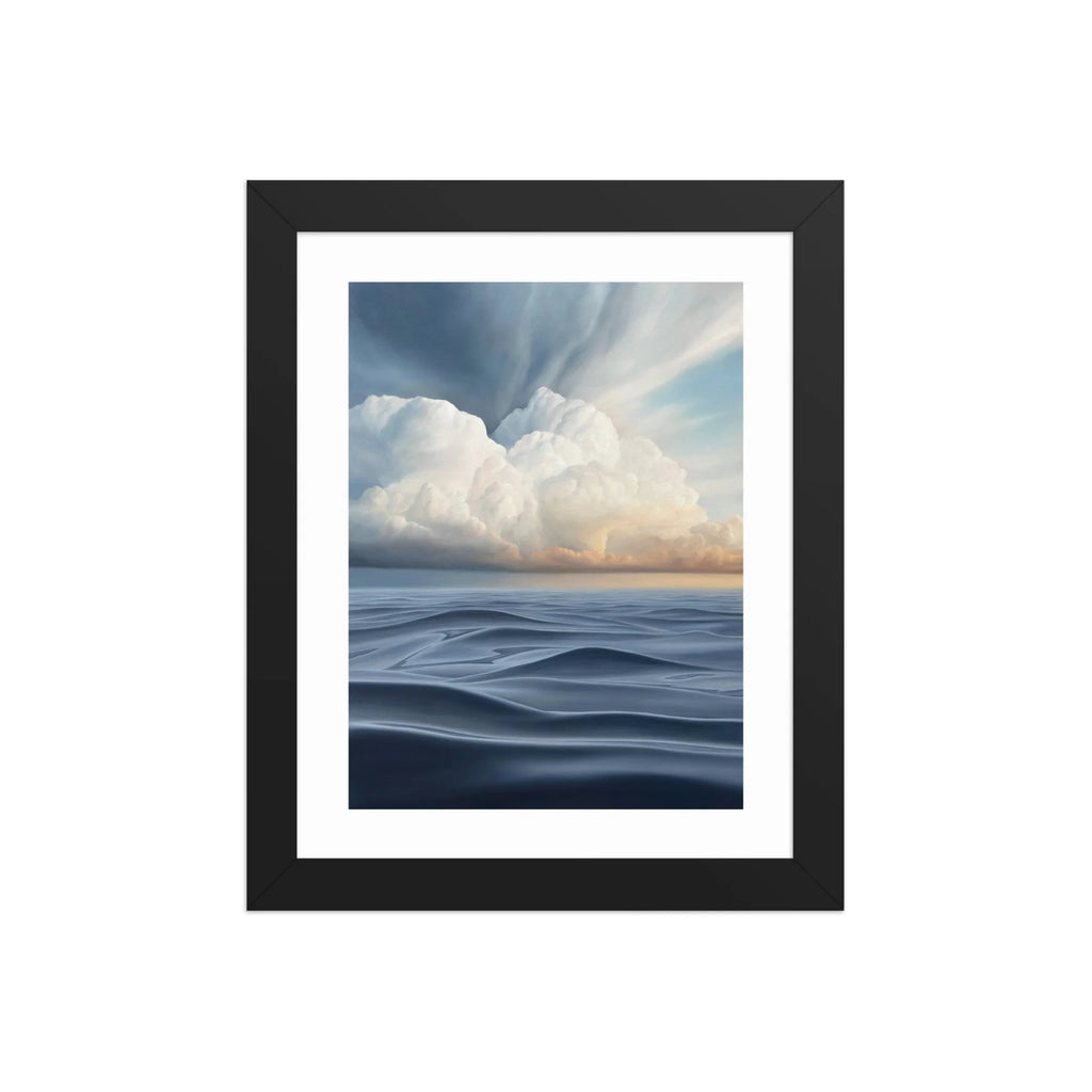 Summer Clouds Framed Paper Print
