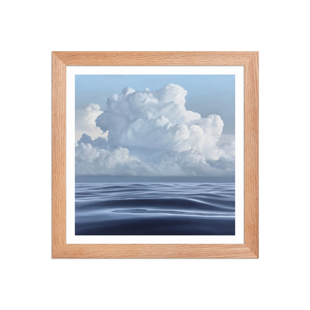 Cloudy Morning Framed Paper Print