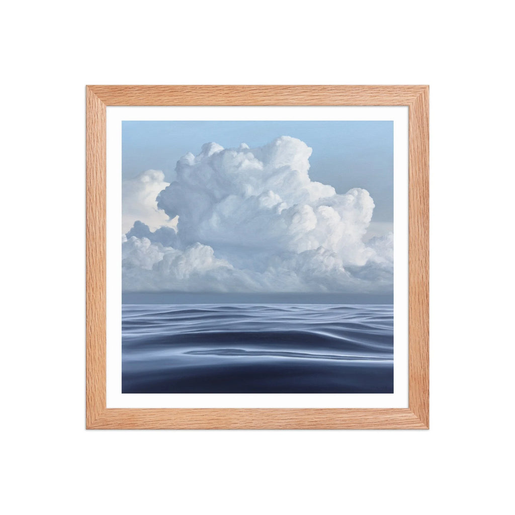 Cloudy Morning Framed Paper Print