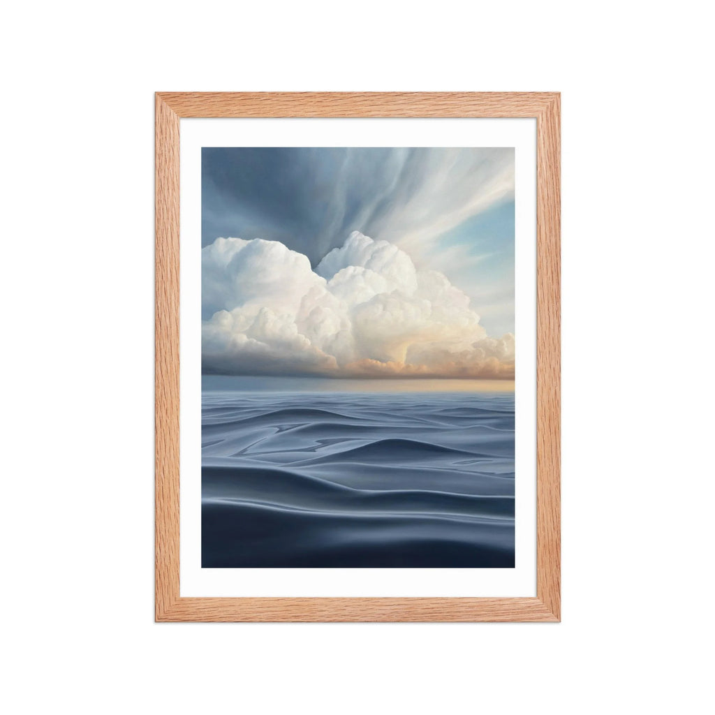 Summer Clouds Framed Paper Print
