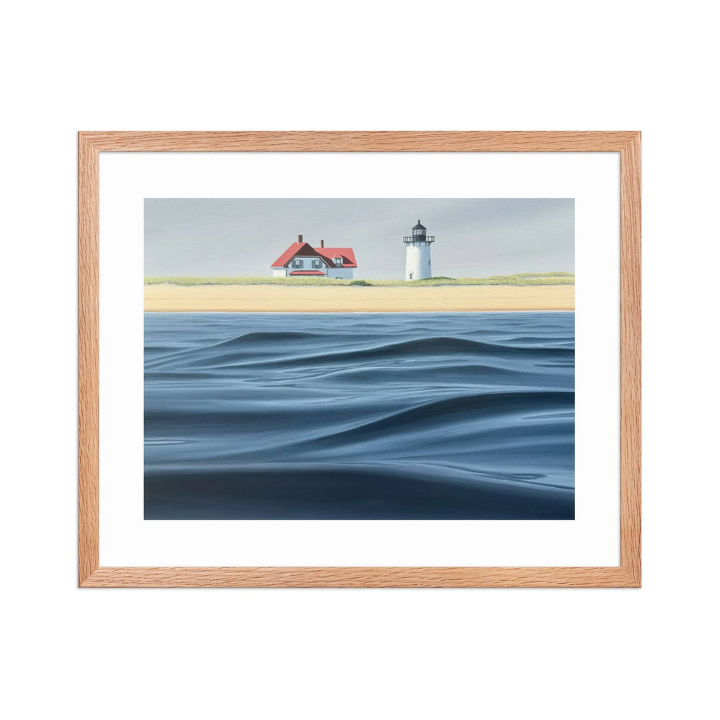 Race Point Waves Framed Paper Print