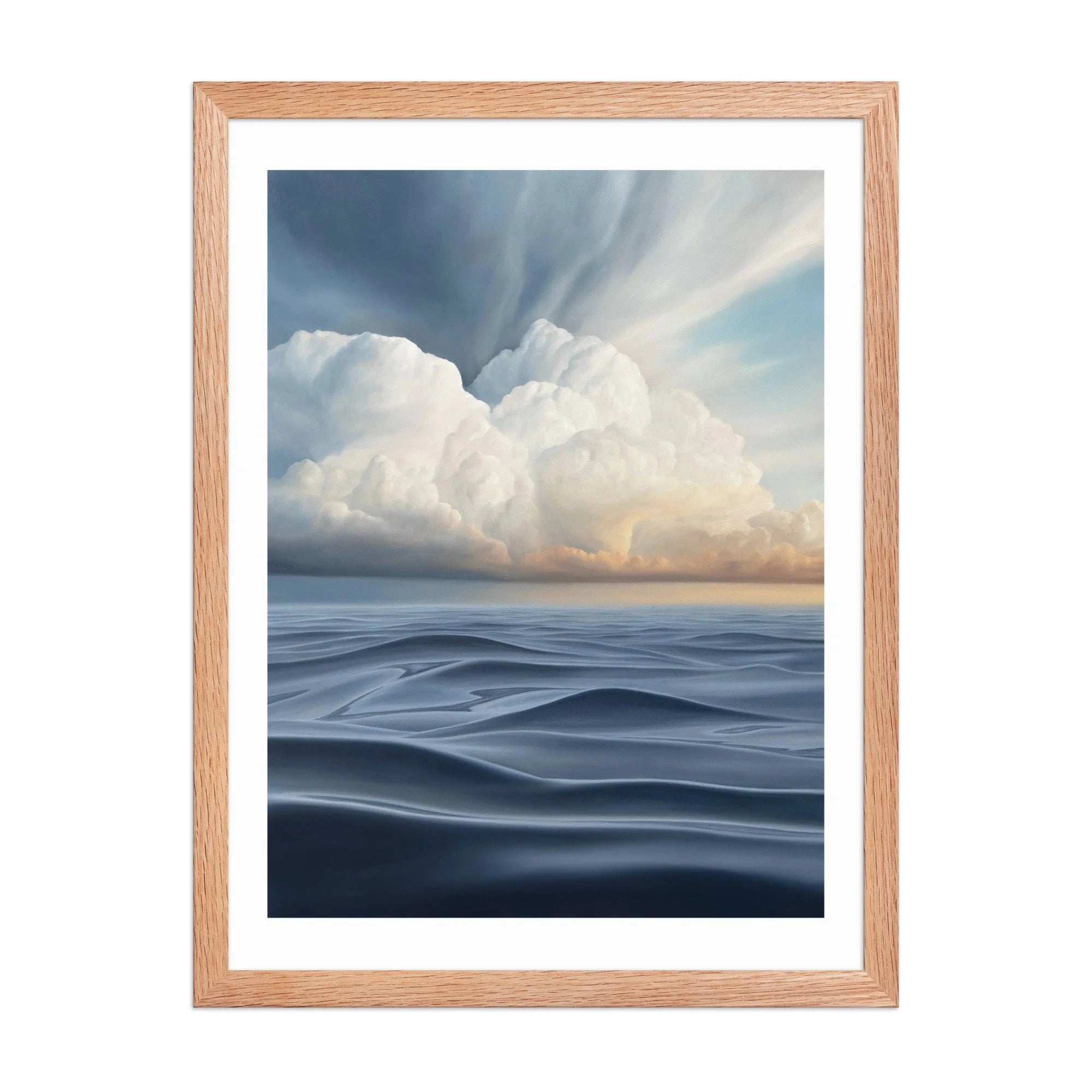 Summer Clouds Framed Paper Print