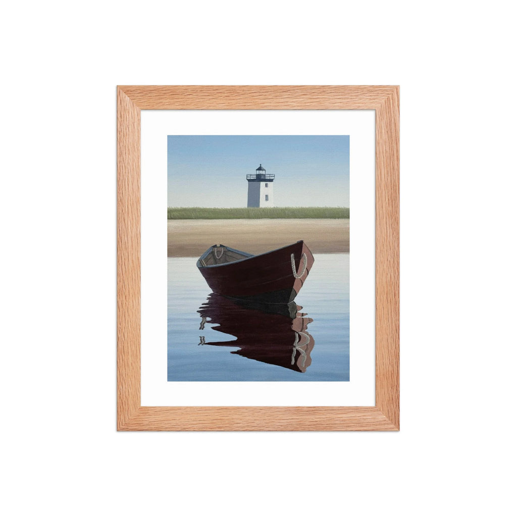 Red Dory Framed Paper Print