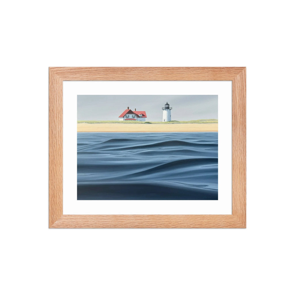 Race Point Waves Framed Paper Print