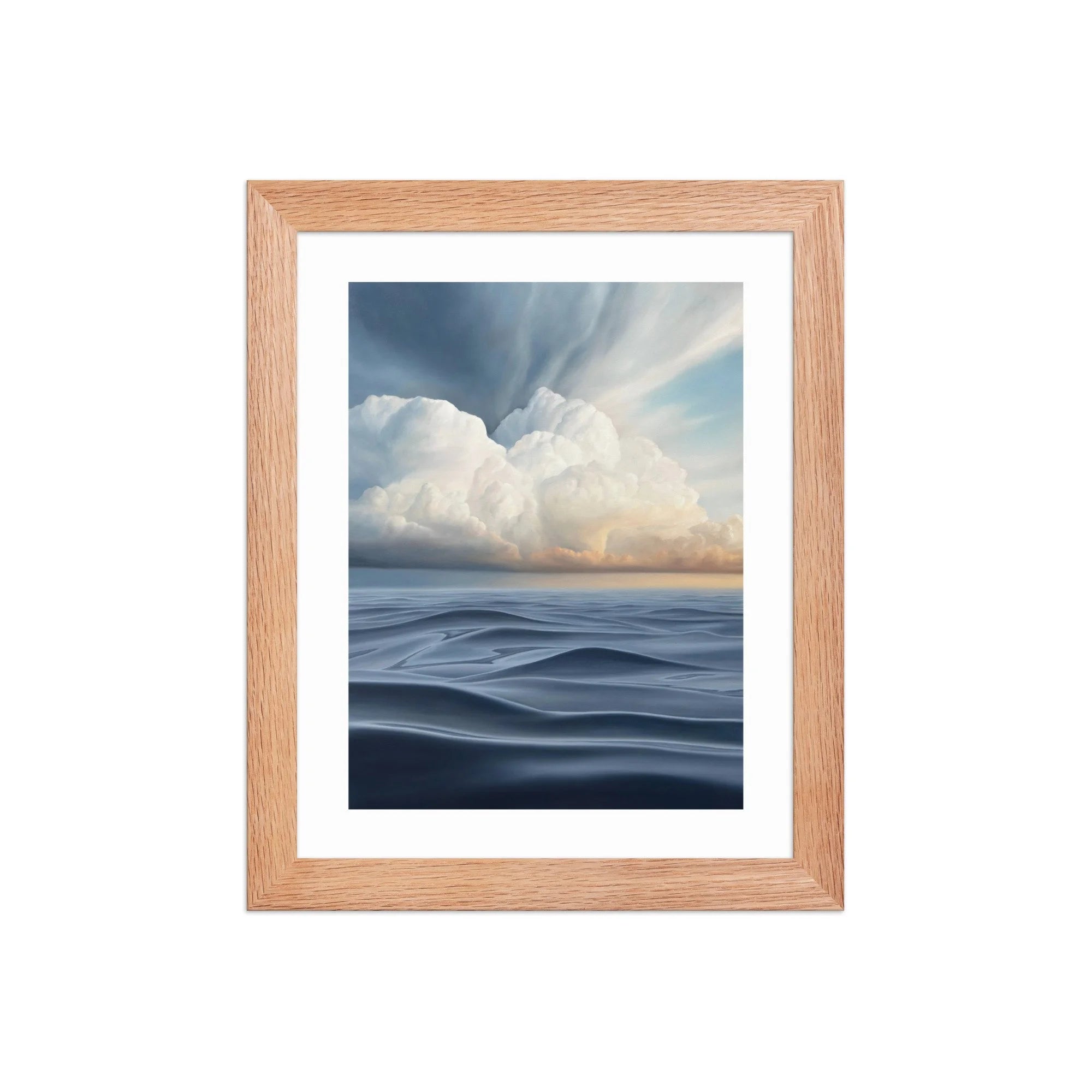 Summer Clouds Framed Paper Print
