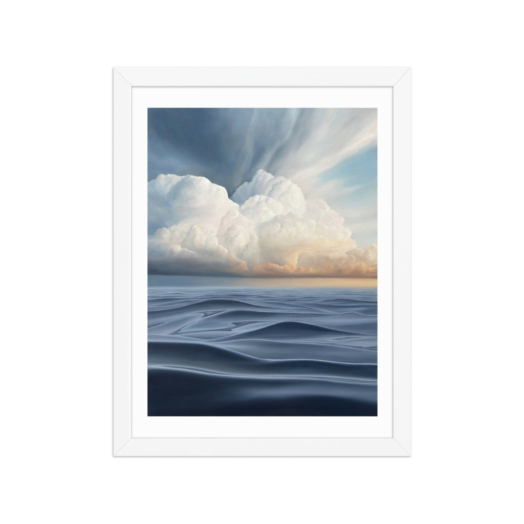 Summer Clouds Framed Paper Print