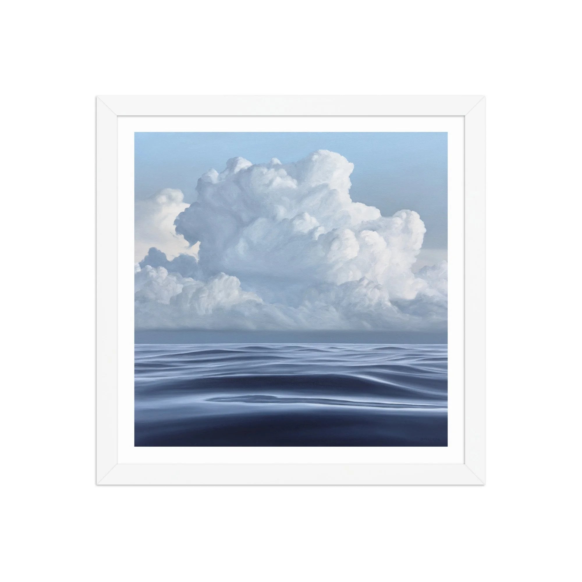 Cloudy Morning Framed Paper Print