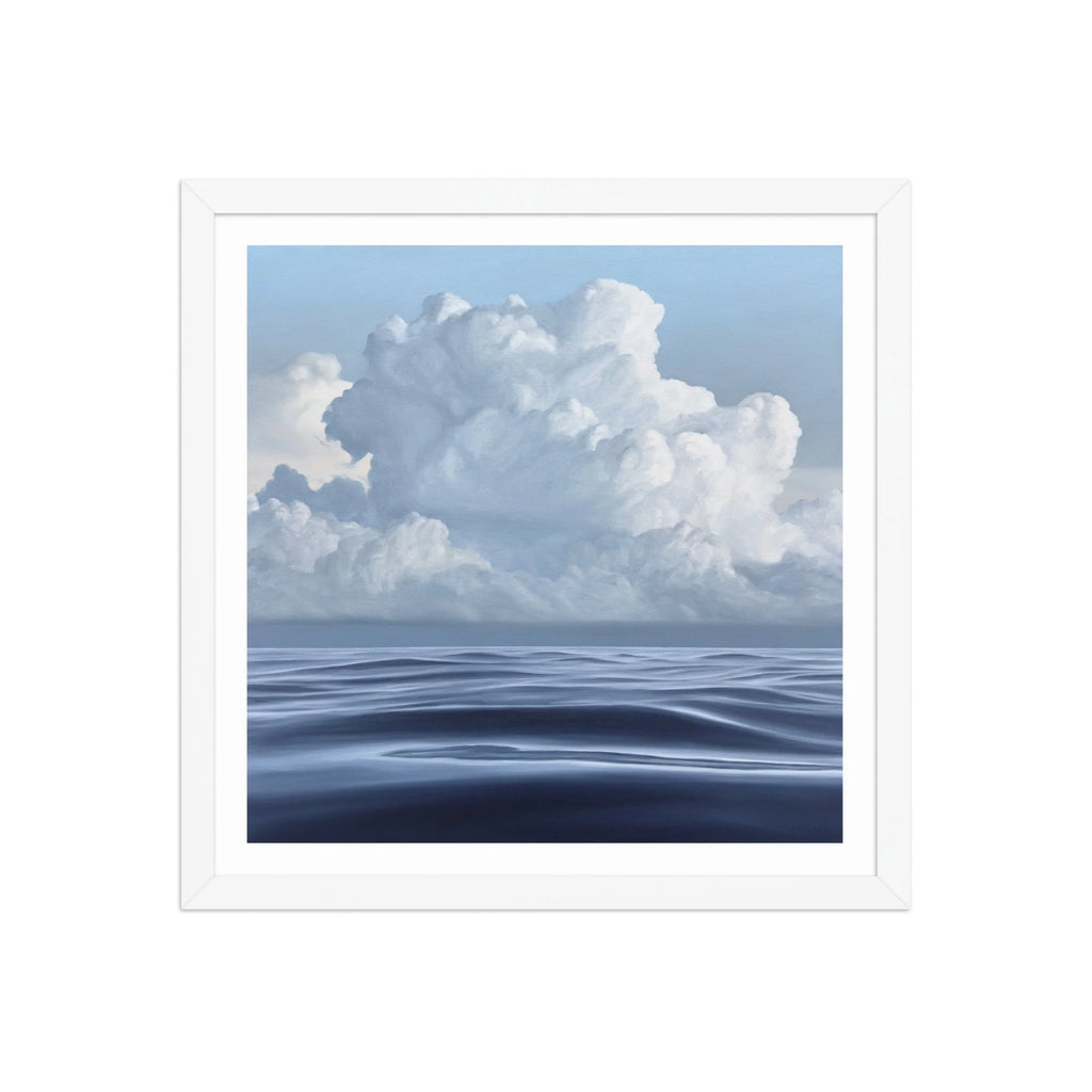 Cloudy Morning Framed Paper Print