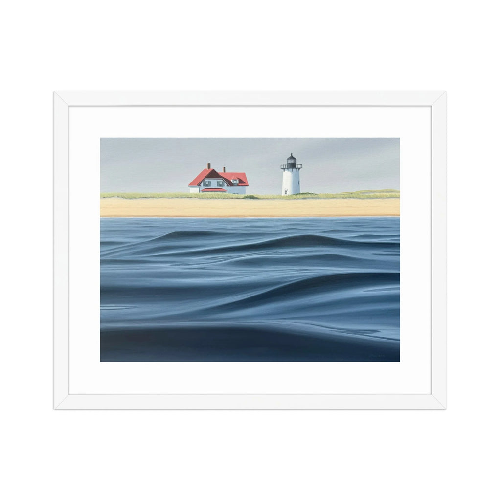 Race Point Waves Framed Paper Print