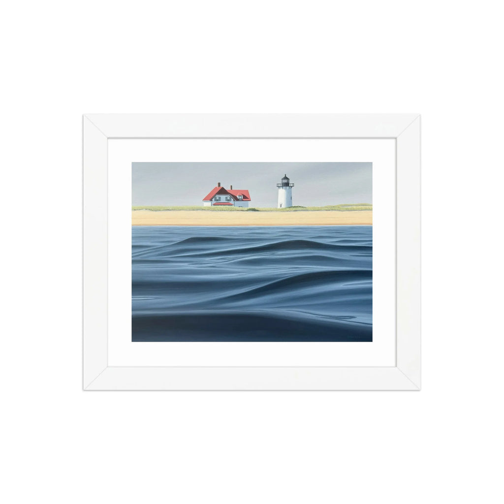Race Point Waves Framed Paper Print