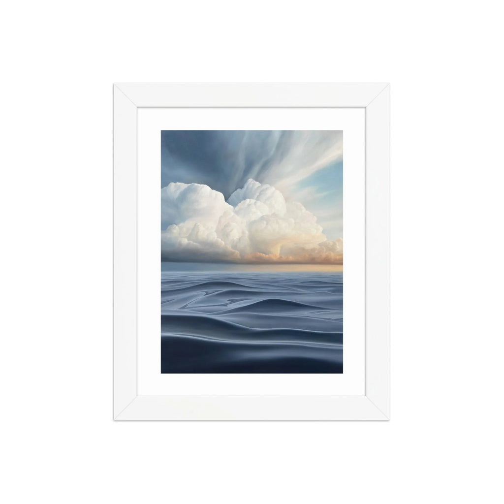 Summer Clouds Framed Paper Print