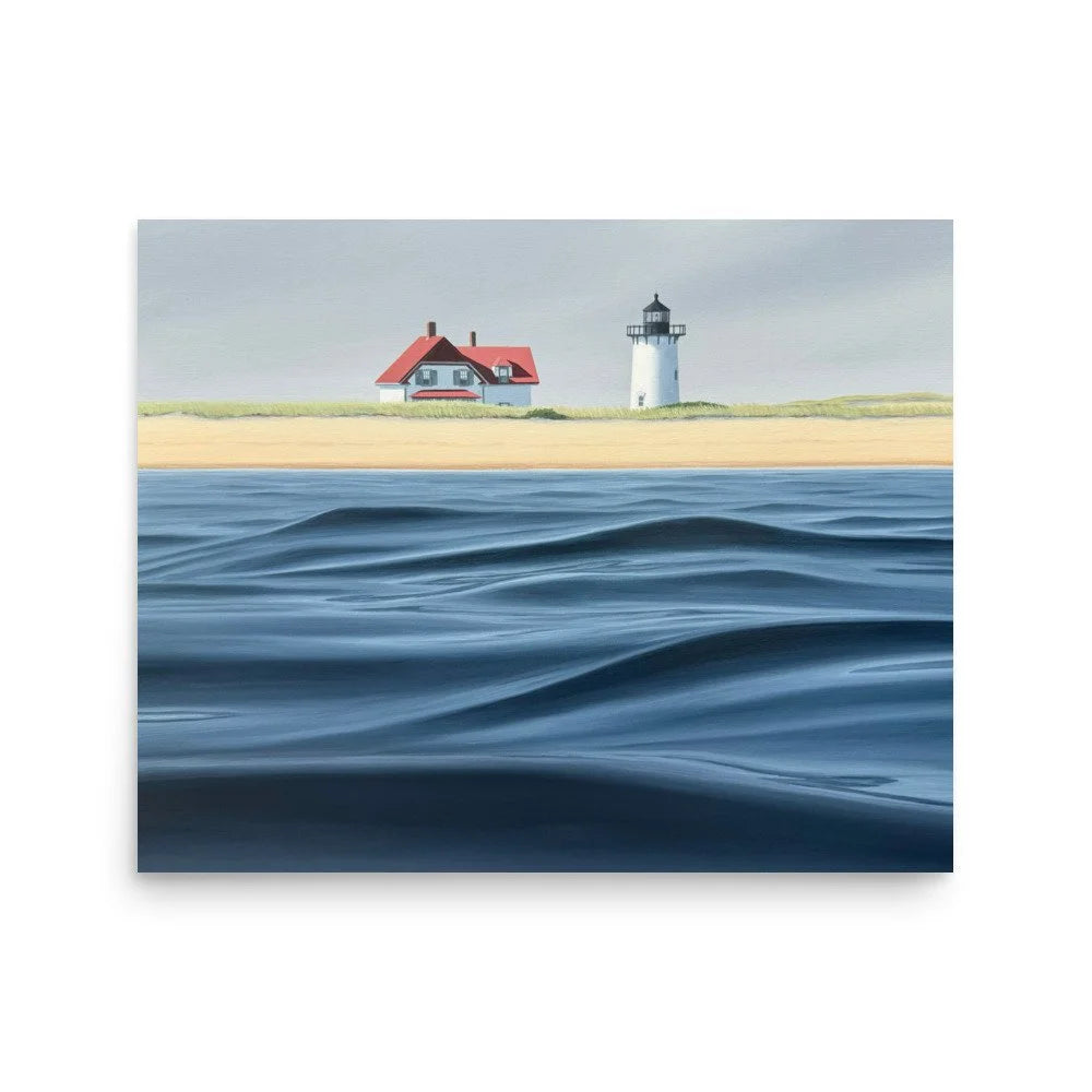 Race Point Waves Paper Print