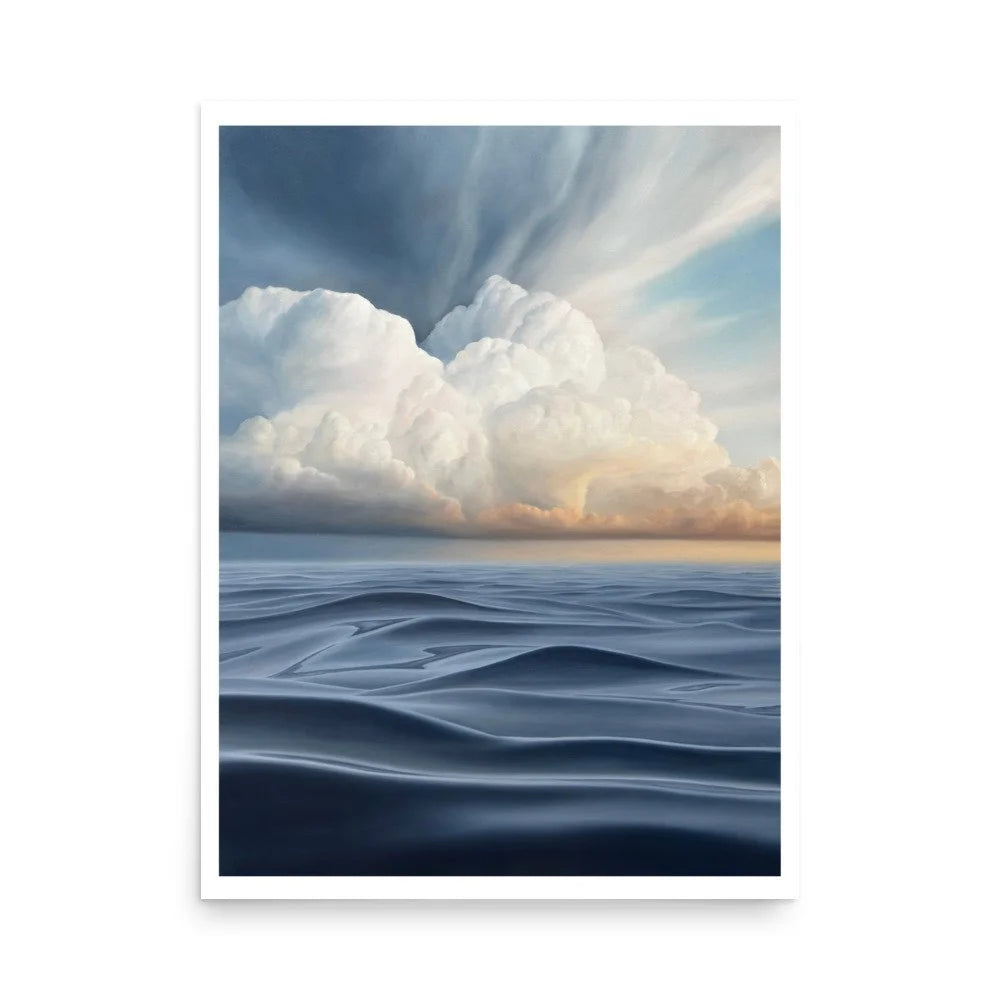 Summer Clouds Paper Print