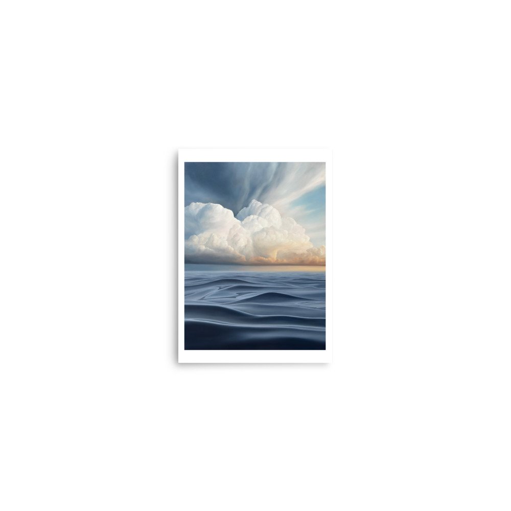 Summer Clouds Paper Print