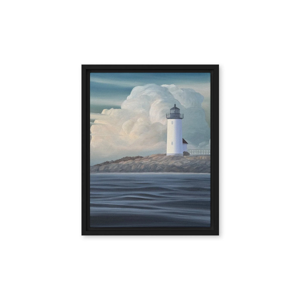 Annisquam Light Framed Canvas Print