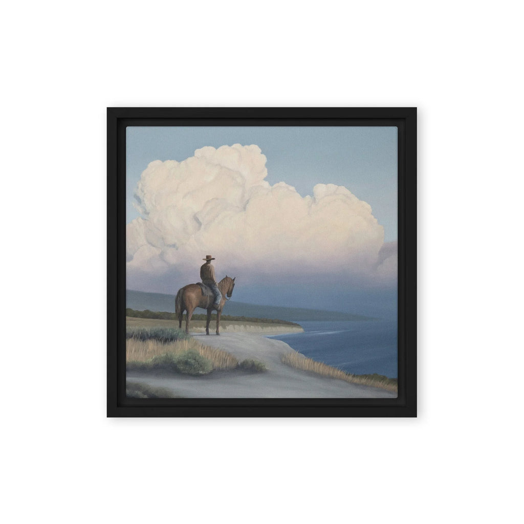 Point Dume Framed Canvas Print