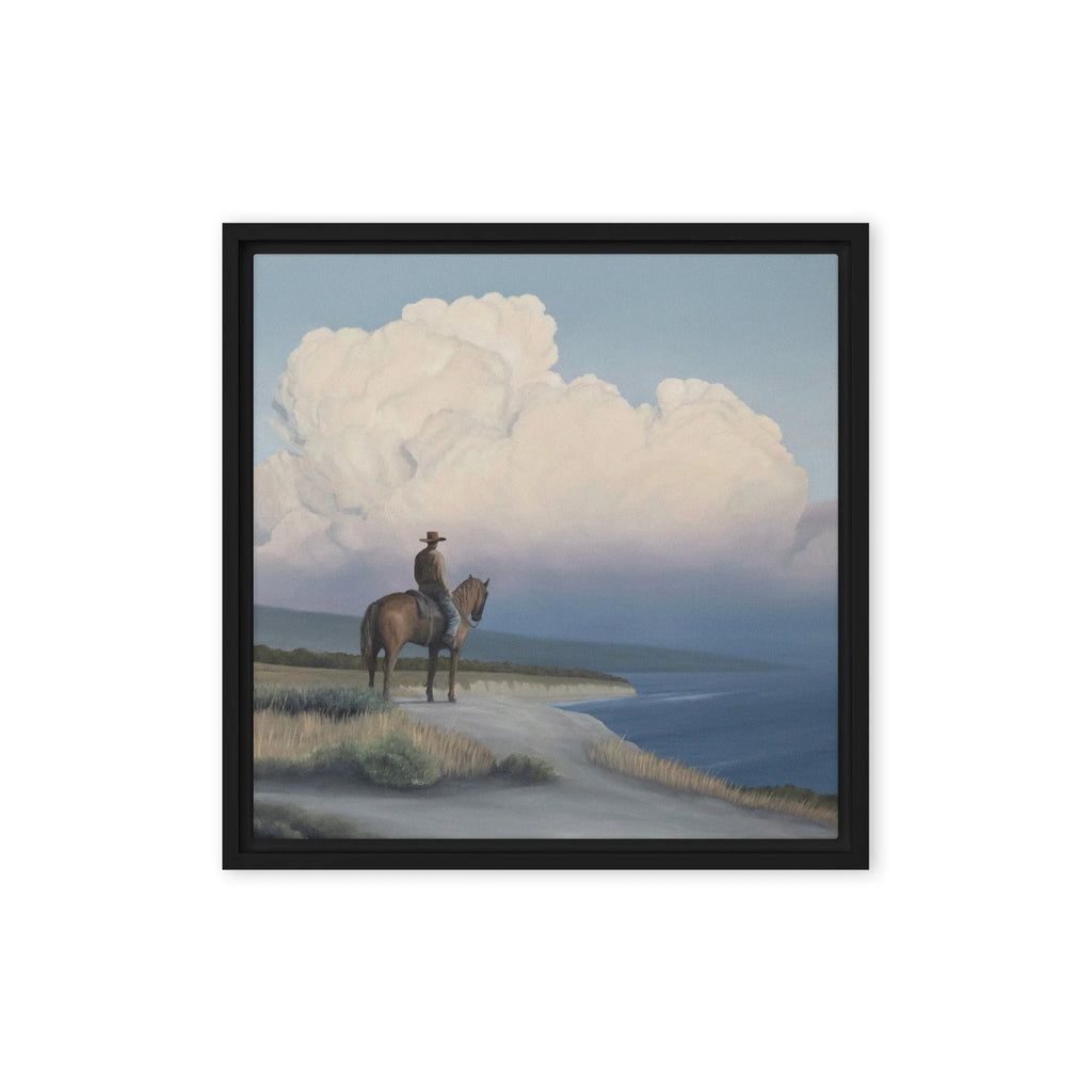 Point Dume Framed Canvas Print