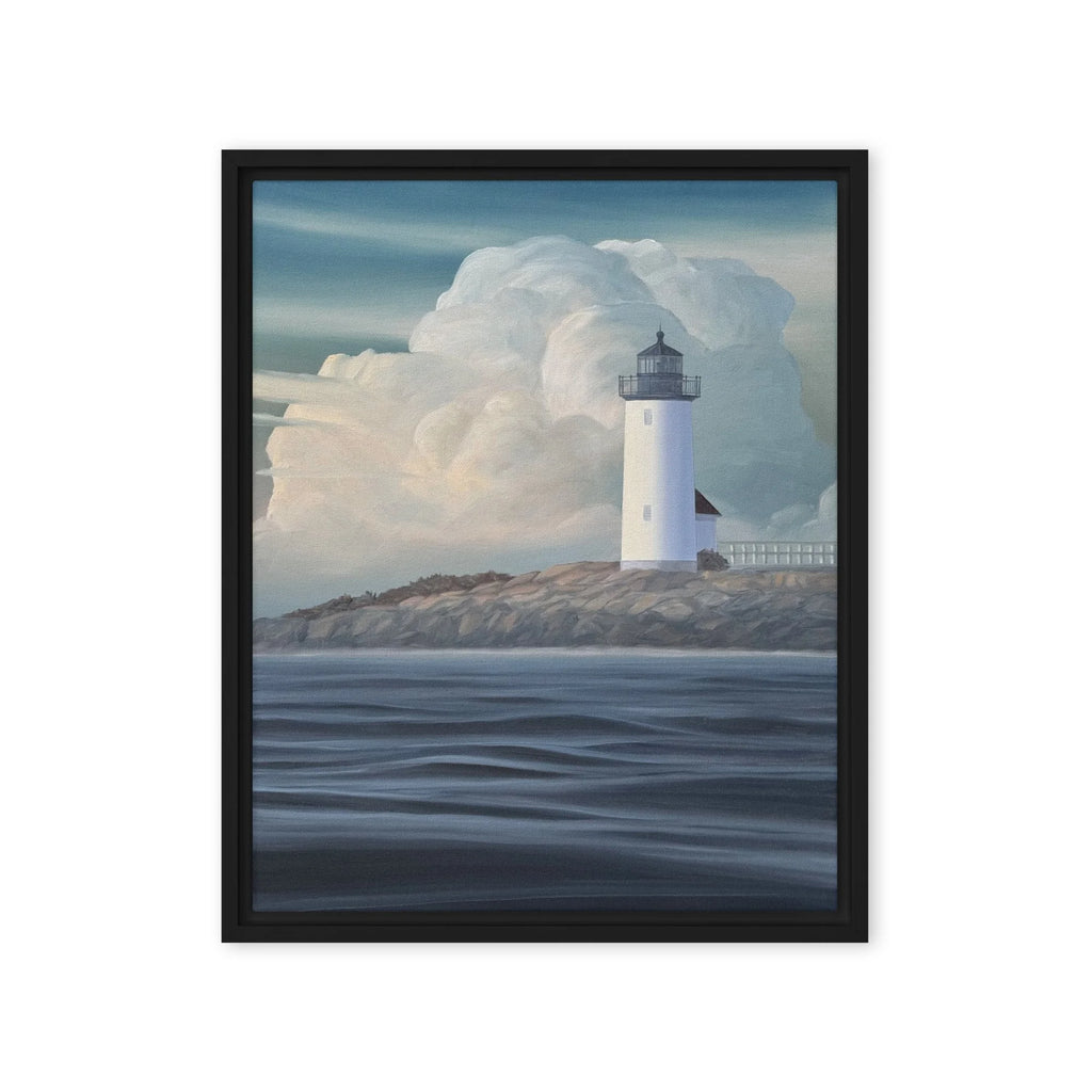 Annisquam Light Framed Canvas Print