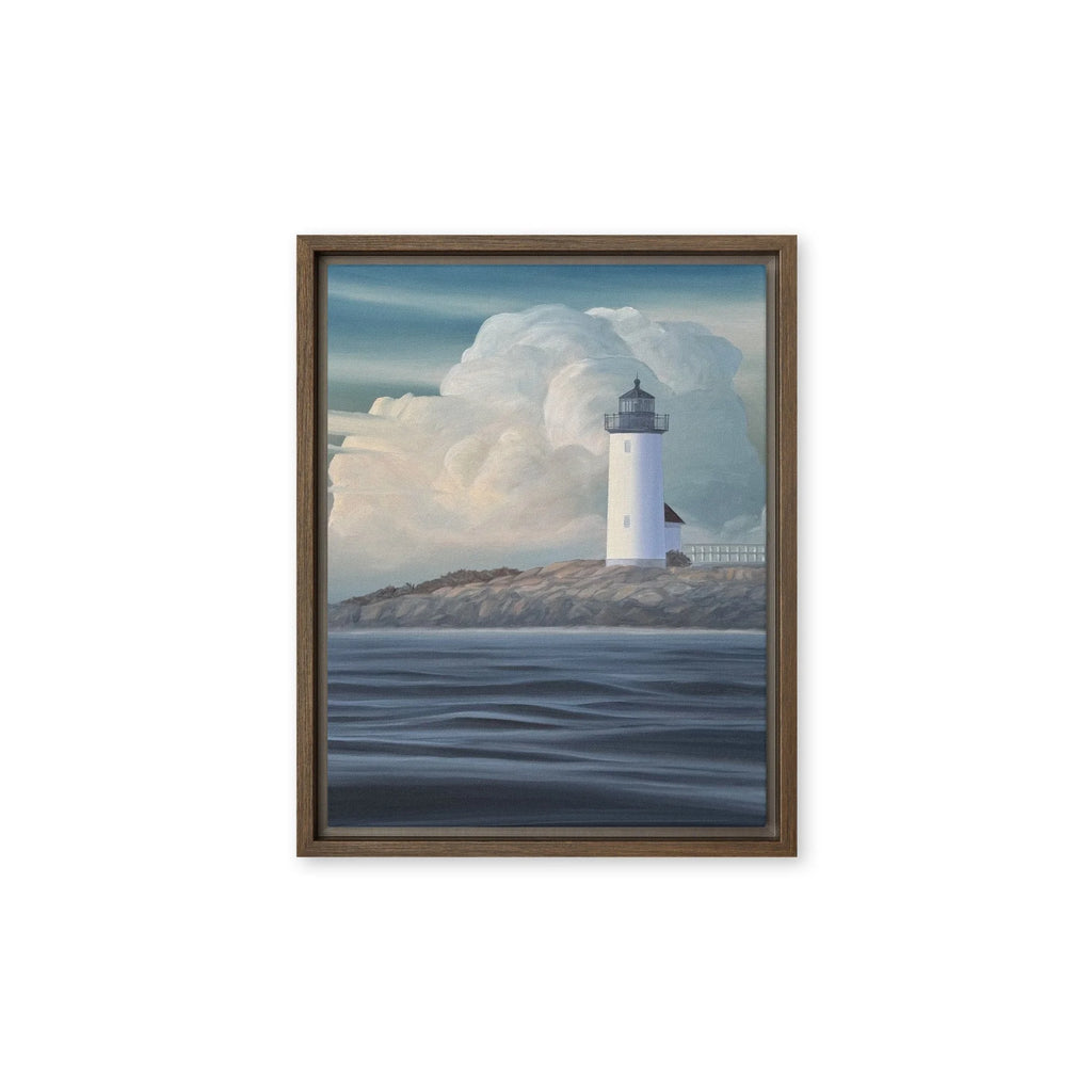 Annisquam Light Framed Canvas Print