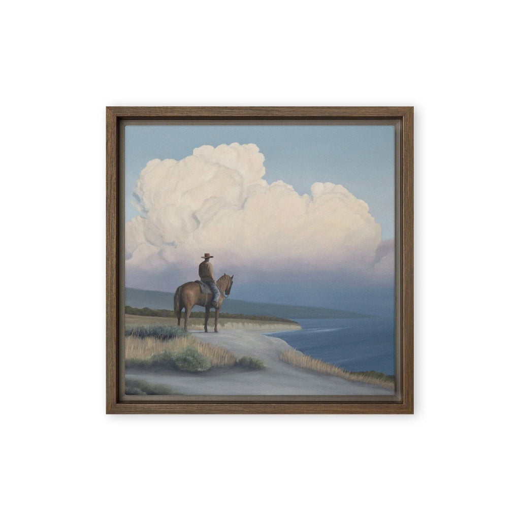 Point Dume Framed Canvas Print