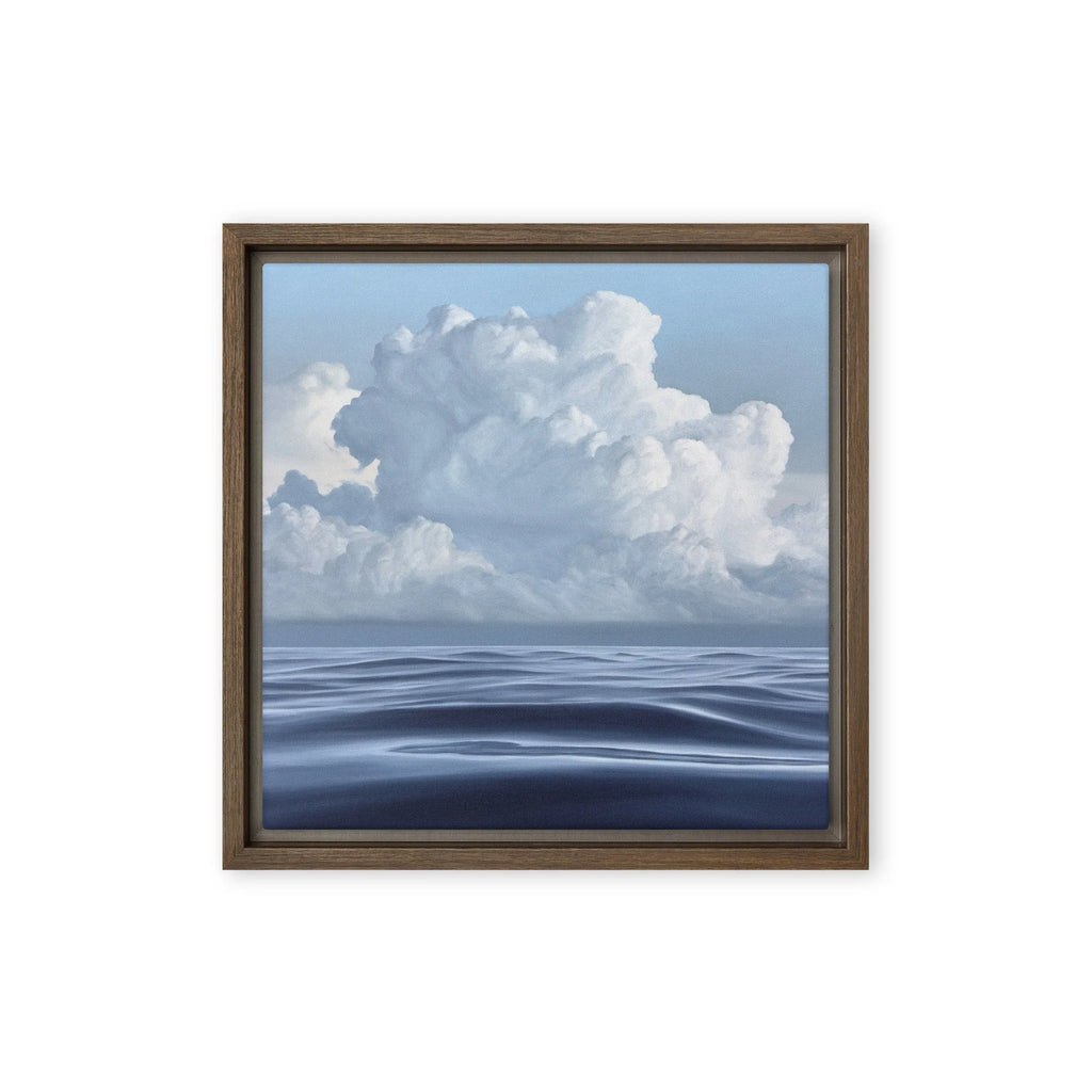 Cloudy Morning Framed Canvas Print