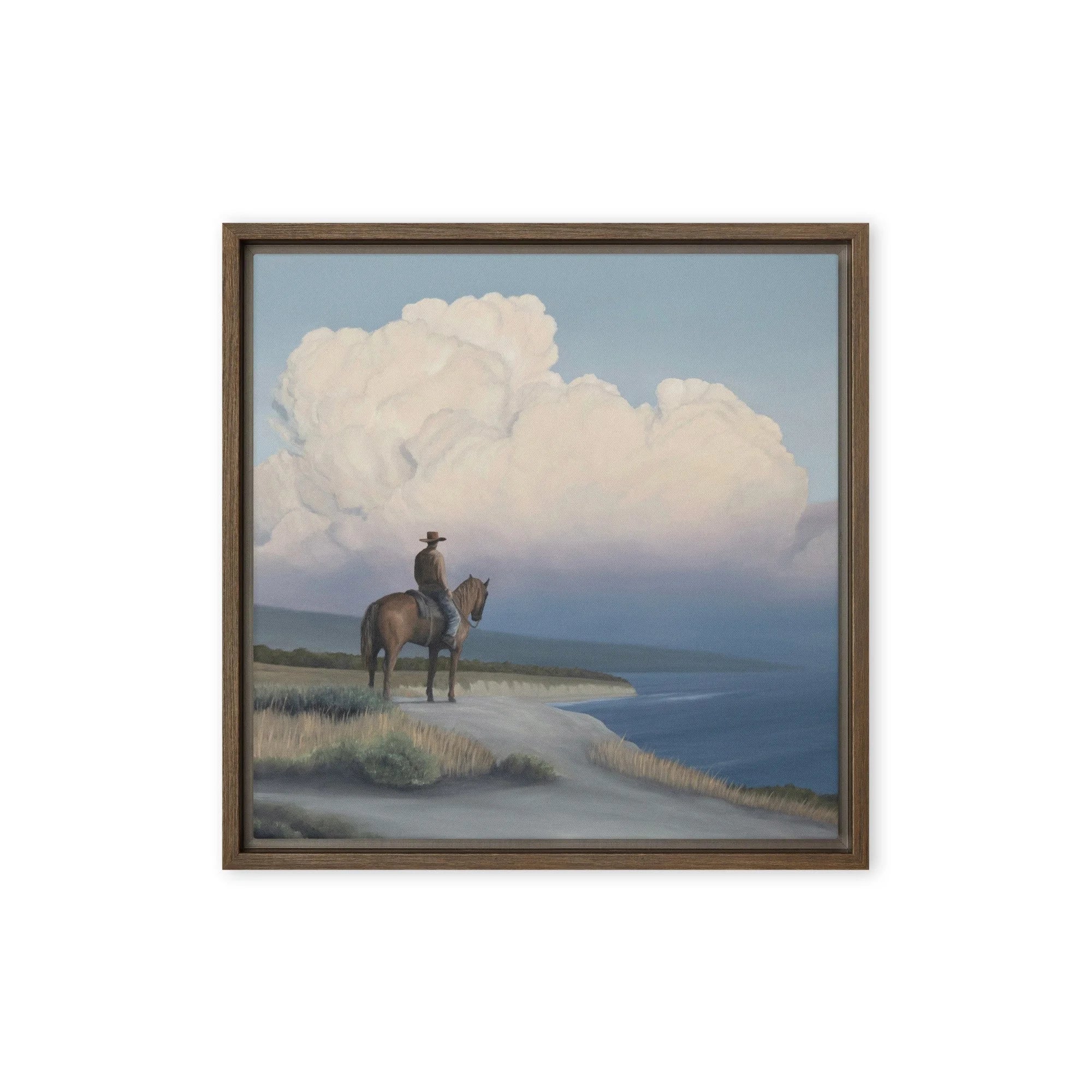 Point Dume Framed Canvas Print