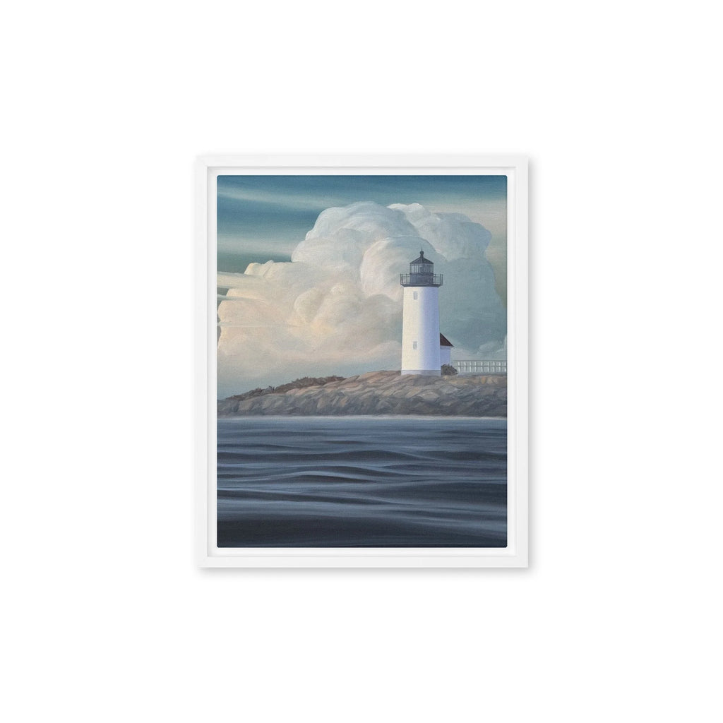 Annisquam Light Framed Canvas Print