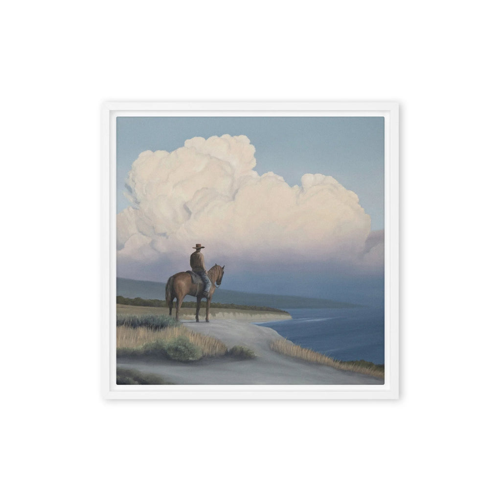 Point Dume Framed Canvas Print