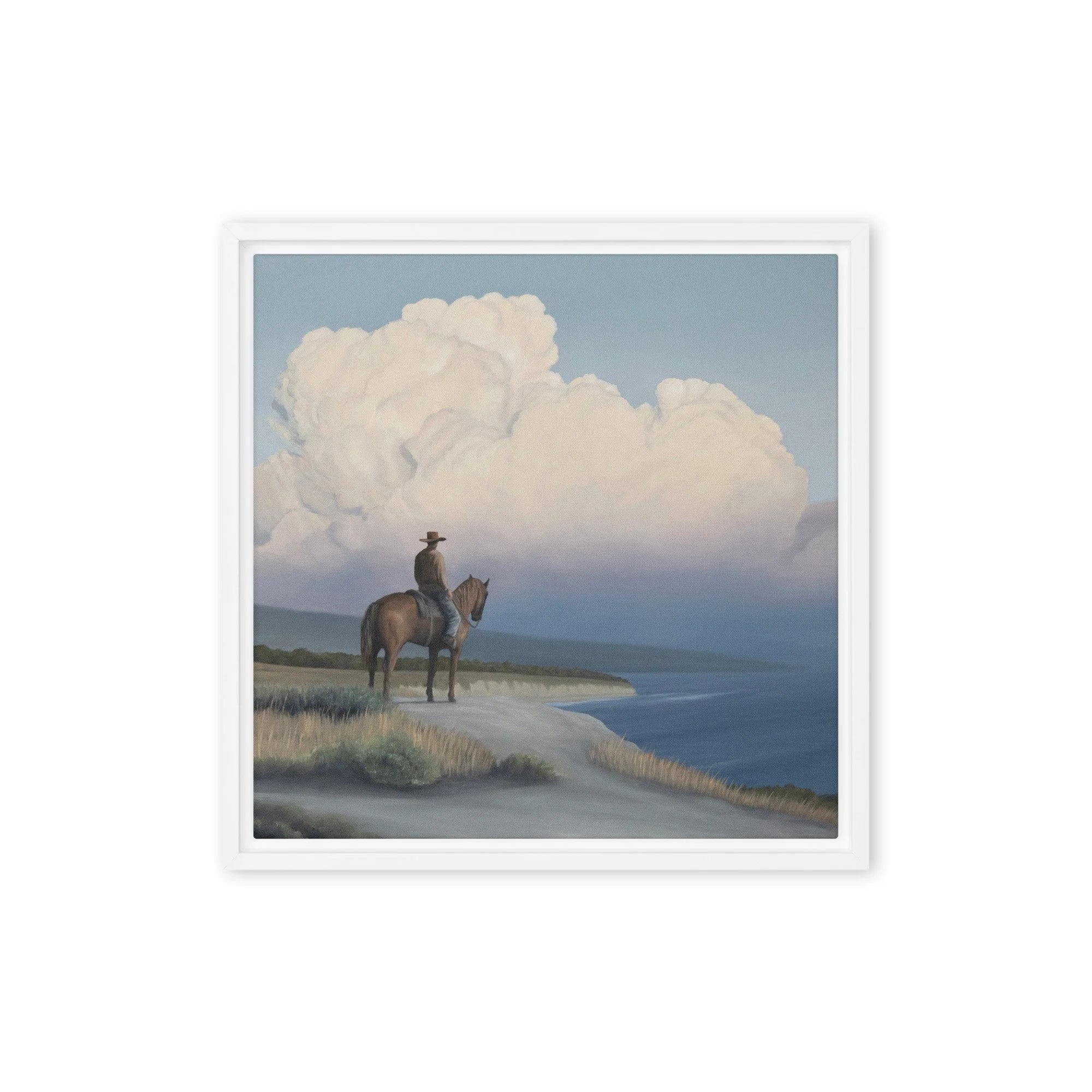 Point Dume Framed Canvas Print