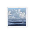 Cloudy Morning Framed Canvas Print